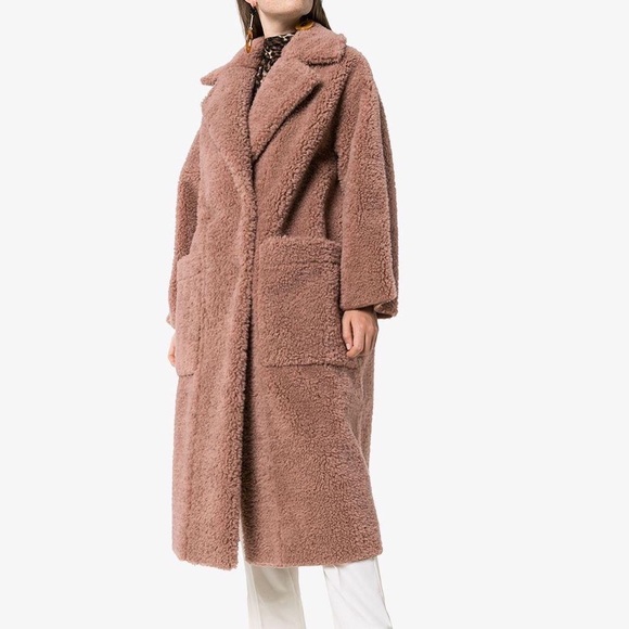 Nanuska Teddy Faux Fur Coat - Picture 2 of 4